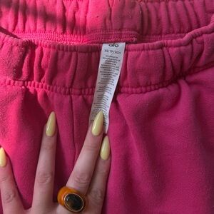 Alo Accolade sweatpants hot pink XS